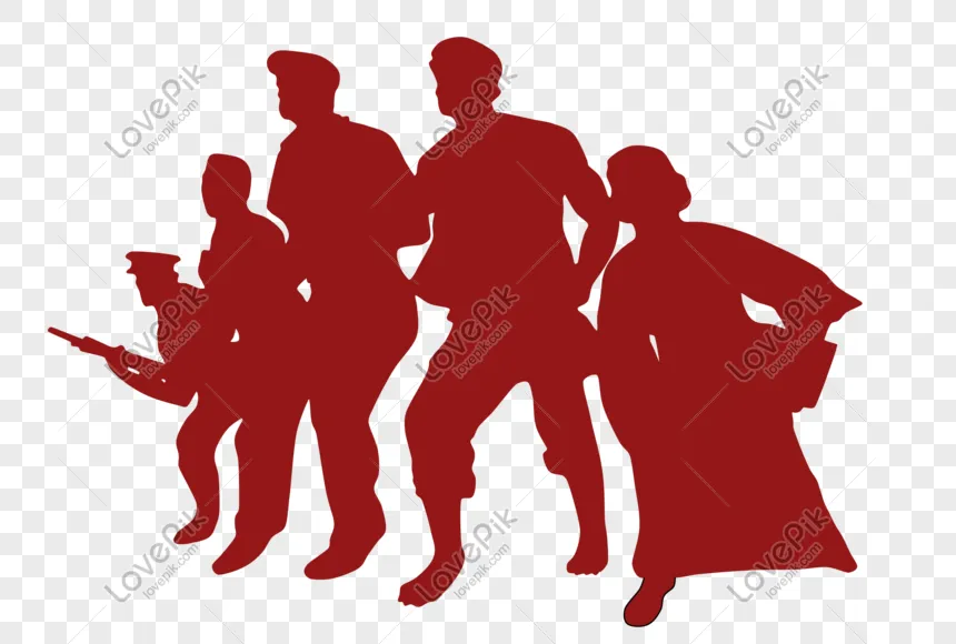 Kumpulan Gambar Siluet Pahlawan PNG Terlengkap 5 siluet pahlawan png