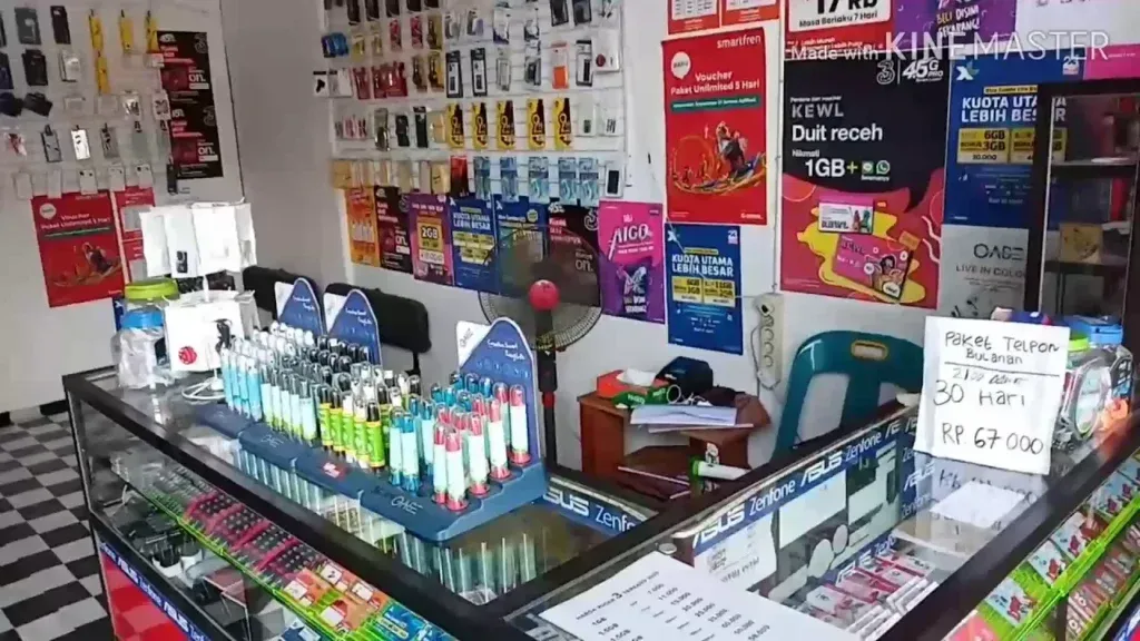 Desain Konter Pulsa Menarik Pelanggan