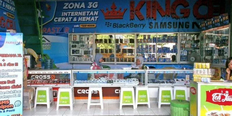 Desain Konter Pulsa Menarik Pelanggan