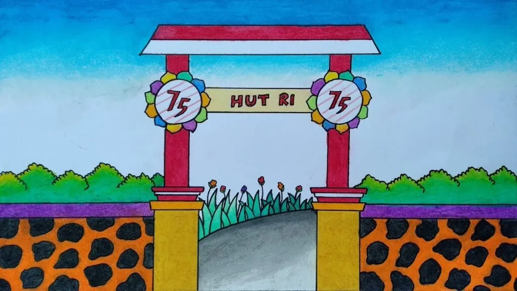 Kumpulan Desain Gapura 17 Agustus Minimalis Terbagus 3 Gapura 17 Agustus Minimalis