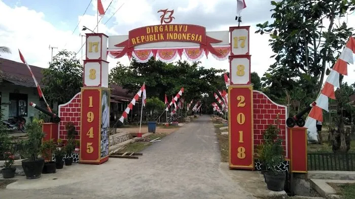 Kumpulan Desain Gapura 17 Agustus Minimalis Terbagus 2 Gapura 17 Agustus Minimalis