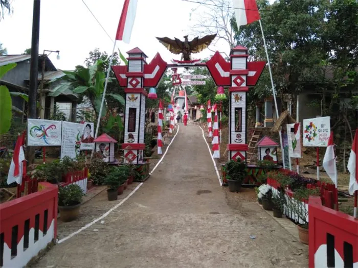 Kumpulan Desain Gapura 17 Agustus Minimalis Terbagus 9 Gapura 17 Agustus Minimalis