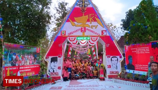 Kumpulan Desain Gapura 17 Agustus Minimalis Terbagus 8 Gapura 17 Agustus Minimalis