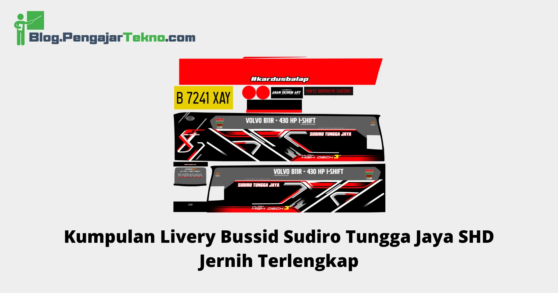 livery bussid sudiro tungga jaya shd jernih
