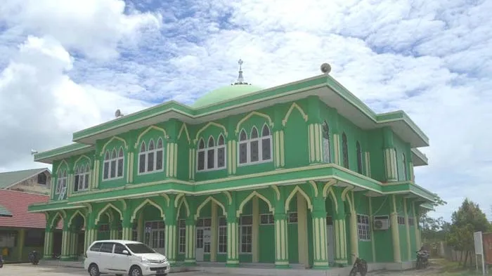 Kumpulan Cat Masjid Warna Hijau Bagus dan Indah Sekali 9 Cat Masjid Warna Hijau