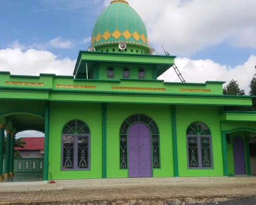 Kumpulan Cat Masjid Warna Hijau Bagus dan Indah Sekali 10 Cat Masjid Warna Hijau