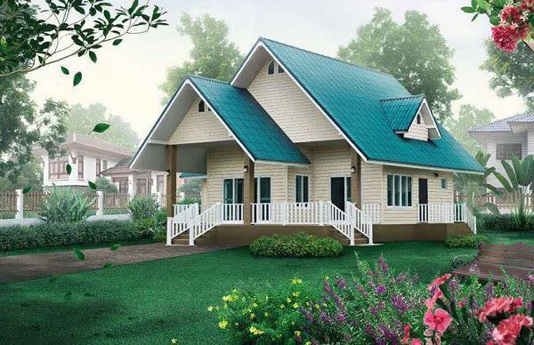 Kumpulan Cat Rumah Papan Kampung Cocok dan Terbagus 2 Cat Rumah Papan Kampung