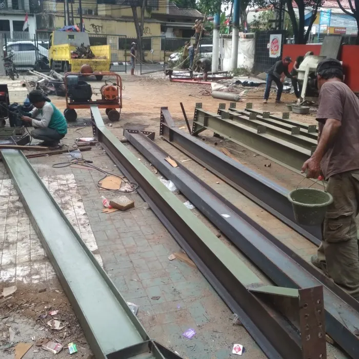 Kumpulan Gambar Kerja Konstruksi Baja WF 13 Gambar Kerja Konstruksi Baja WF