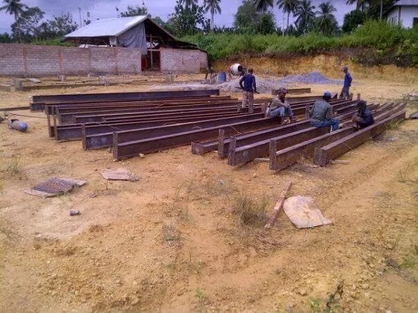 Kumpulan Gambar Kerja Konstruksi Baja WF 11 Gambar Kerja Konstruksi Baja WF