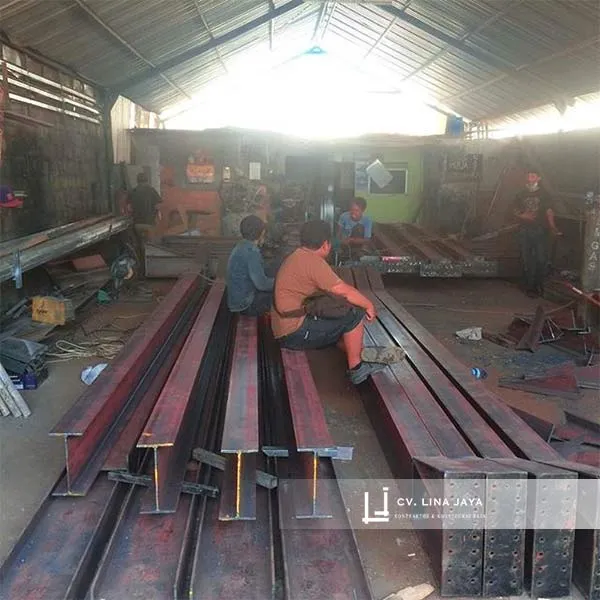 Kumpulan Gambar Kerja Konstruksi Baja WF 15 Gambar Kerja Konstruksi Baja WF