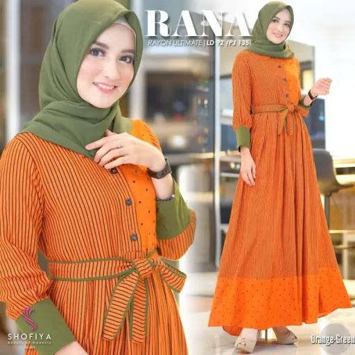 Gamis Orange Cocok Dengan Jilbab Warna Apa? Ini Dia Terbagus! 4 Gamis Orange Cocok Dengan Jilbab Warna Apa