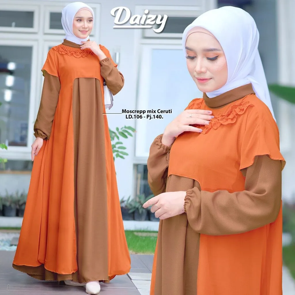 Gamis Orange Cocok Dengan Jilbab Warna Apa? Ini Dia Terbagus! 15 Gamis Orange Cocok Dengan Jilbab Warna Apa
