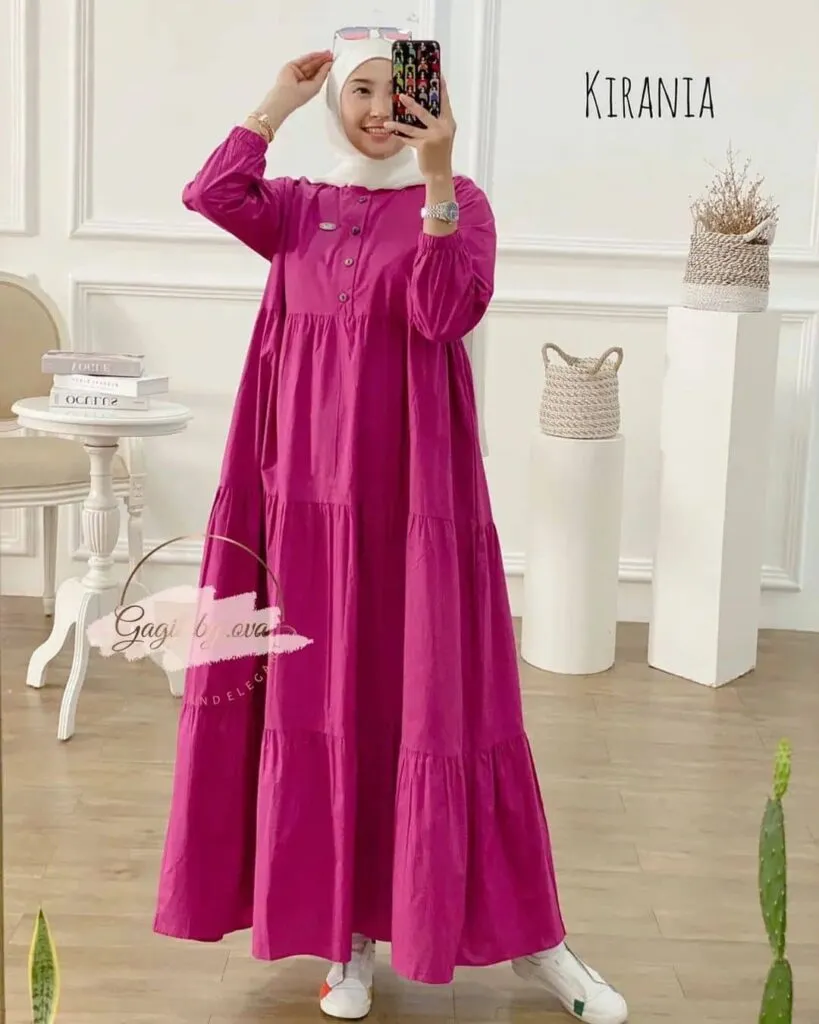 Gamis Pink Fanta Cocok Dengan Jilbab Warna Apa? Ini Dia Cocoknya! 8 Gamis Pink Fanta Cocok Dengan Jilbab Warna Apa