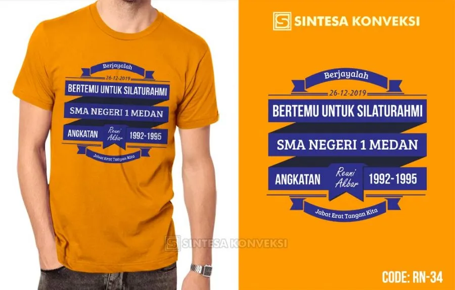 Kumpulan Desain Kaos Reuni Keren dan Terbagus Lengkap 9 Kaos Reuni Keren