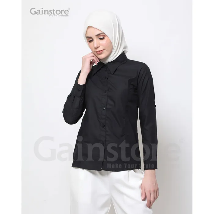 Kemeja Hitam Wanita Cocok Dengan Celana Warna Apa? Ini Dia! 13 Kemeja Hitam Wanita Cocok Dengan Celana Warna Apa