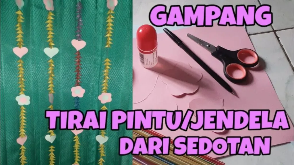 Kumpulan Contoh Kerajinan Tirai Dari Sedotan Terbagus Menarik 12 Kerajinan Tirai Dari Sedotan