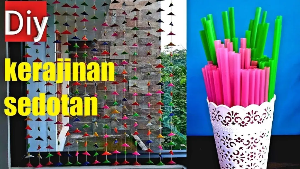 Kumpulan Contoh Kerajinan Tirai Dari Sedotan Terbagus Menarik 10 Kerajinan Tirai Dari Sedotan