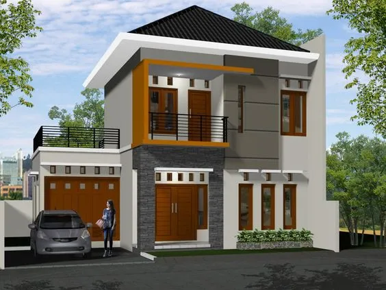 Desain Model Atap Rumah 2 Lantai Bagian Depan Terbagus 5 Model Atap Rumah 2 Lantai Bagian Depan