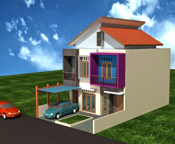 Desain Model Atap Rumah 2 Lantai Bagian Depan Terbagus 24 Model Atap Rumah 2 Lantai Bagian Depan