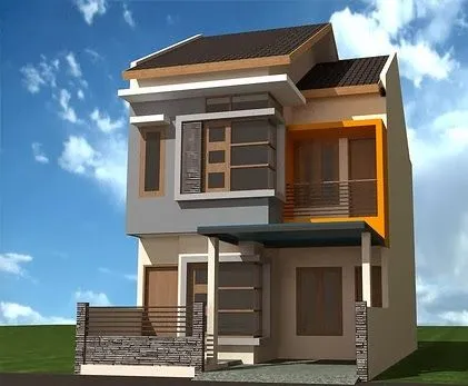Desain Model Atap Rumah 2 Lantai Bagian Depan Terbagus 23 Model Atap Rumah 2 Lantai Bagian Depan