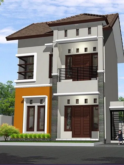 Desain Model Atap Rumah 2 Lantai Bagian Depan Terbagus 20 Model Atap Rumah 2 Lantai Bagian Depan