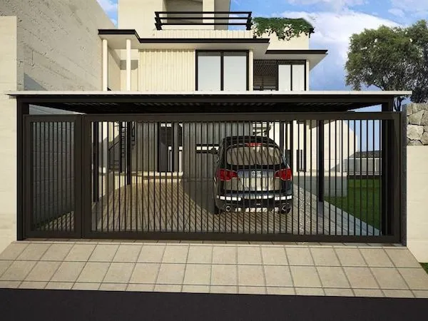 Kumpulan Desain Model Garasi Mobil Tertutup Terbagus 11 Model Garasi Mobil Tertutup