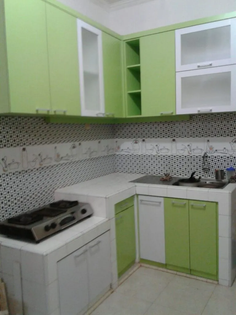 Model Meja Dapur Cor Sederhana