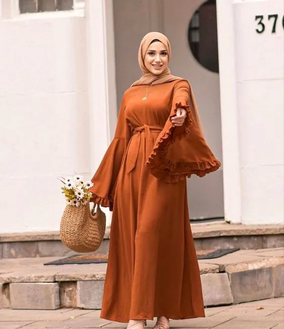 Kumpulan Contoh Perpaduan Warna Baju Orange Dengan Jilbab 6 Perpaduan Warna Baju Orange Dengan Jilbab