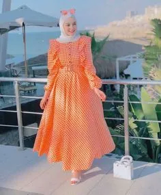 Kumpulan Contoh Perpaduan Warna Baju Orange Dengan Jilbab 8 Perpaduan Warna Baju Orange Dengan Jilbab