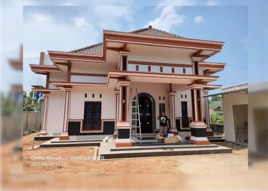 Kumpulan Contoh Warna Cat Lisplang Coklat Kombinasi Terbagus 2 Warna Cat Lisplang Coklat Kombinasi