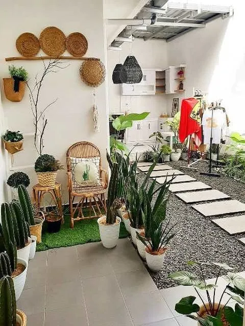 Kumpulan Desain Dapur Terbuka Menghadap Taman Terbagus 14 Dapur Terbuka Menghadap Taman