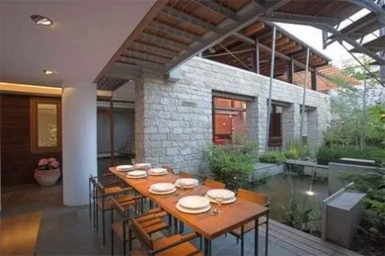 Kumpulan Desain Dapur Terbuka Menghadap Taman Terbagus 9 Dapur Terbuka Menghadap Taman