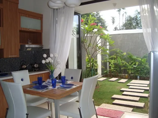 Kumpulan Desain Dapur Terbuka Menghadap Taman Terbagus 8 Dapur Terbuka Menghadap Taman