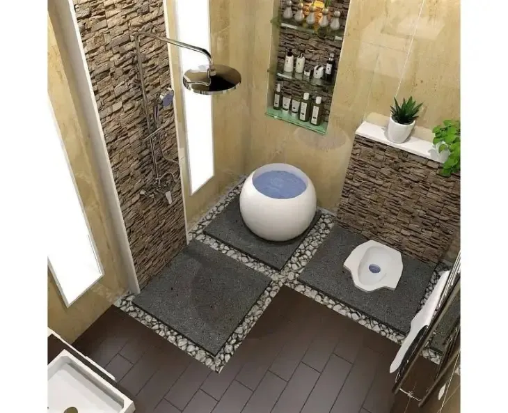 Beragam Desain Kamar Mandi Minimalis 2x2 Kloset Jongkok 6 desain kamar mandi minimalis 2x2 kloset jongkok