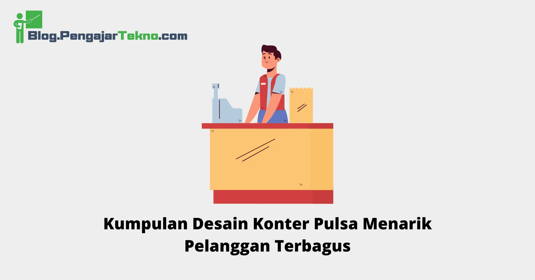 desain konter pulsa menarik pelanggan