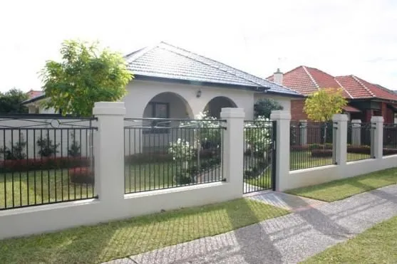 Kumpulan Model Pagar Rumah Setengah Tembok Terbagus 4 model pagar rumah setengah tembok