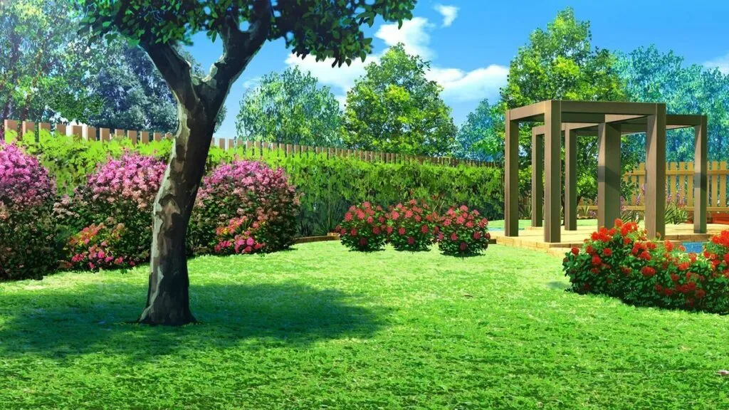 Background Anime Taman