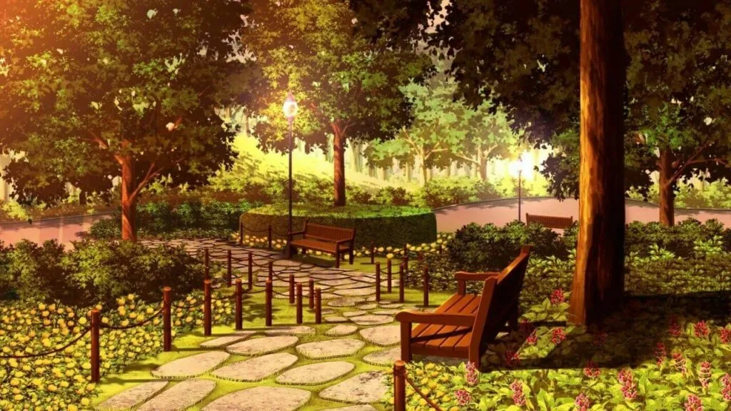 Background Anime Taman