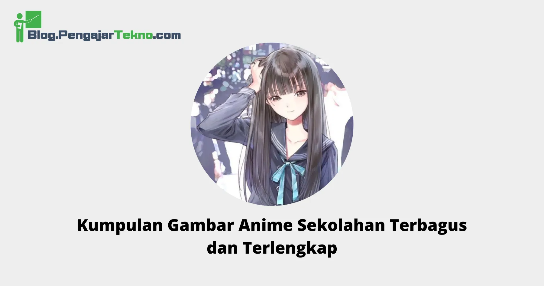 Gambar Anime Sekolahan