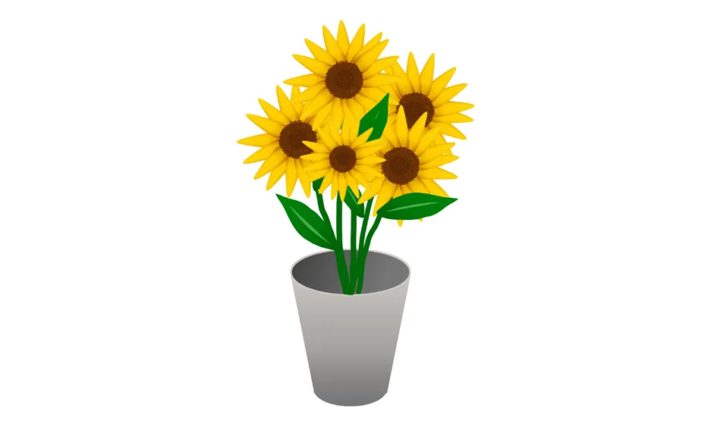 Gambar Bunga Matahari Kartun