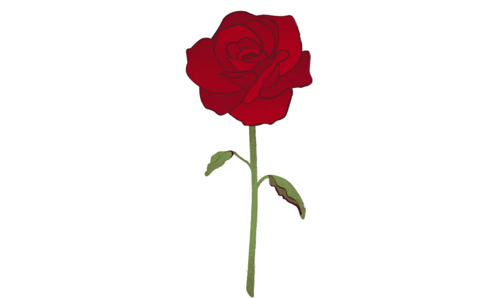 Kumpulan Gambar Bunga Mawar Kartun Terbagus dan Lengkap 13 Gambar Bunga Mawar Kartun