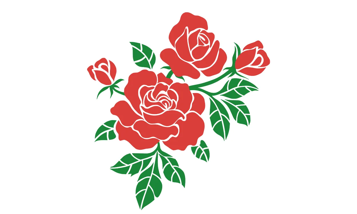 Kumpulan Gambar Bunga Mawar Kartun Terbagus dan Lengkap 8 Gambar Bunga Mawar Kartun