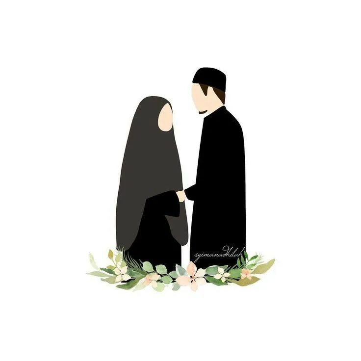 Kumpulan Gambar Kartun Muslimah Couple Romantis Terbagus 9 Gambar Kartun Muslimah Couple Romantis