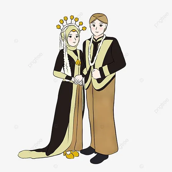 Kumpulan Gambar Kartun Muslimah Couple Romantis Terbagus 4 Gambar Kartun Muslimah Couple Romantis