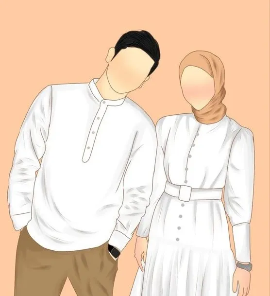 Kumpulan Gambar Kartun Muslimah Couple Romantis Terbagus 27 Gambar Kartun Muslimah Couple Romantis