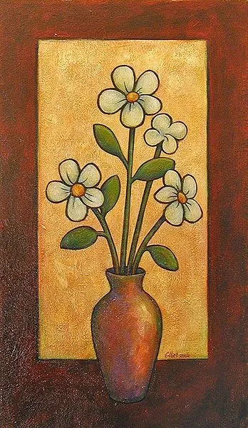 Kumpulan Gambar Lukisan Bunga Terbagus dan Terlengkap 14 Gambar Lukisan Bunga