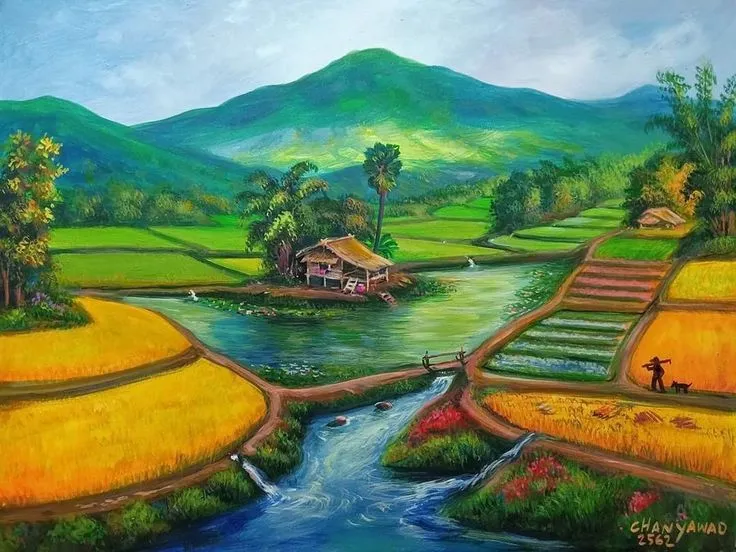 Kumpulan Gambar Pemandangan Alam Pedesaan Terbagus Lengkap 22 Gambar Pemandangan Alam Pedesaan