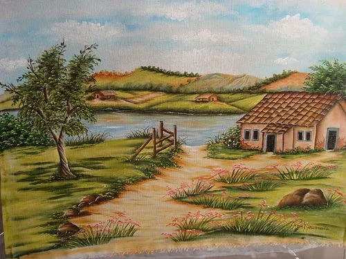 Kumpulan Gambar Pemandangan Alam Pedesaan Terbagus Lengkap 17 Gambar Pemandangan Alam Pedesaan