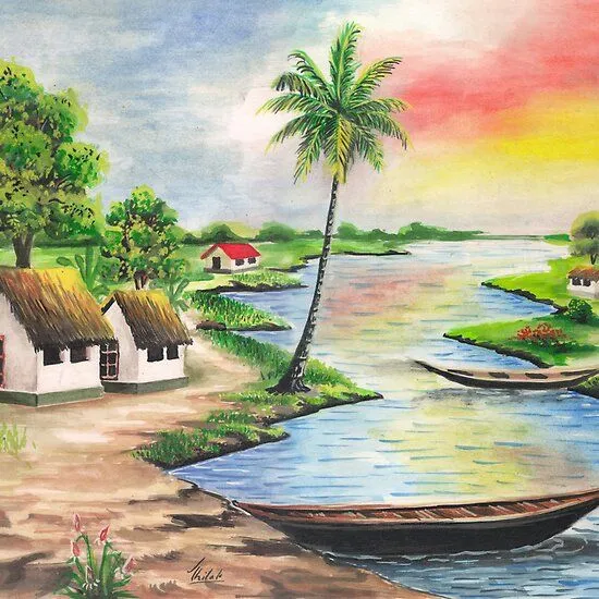 Kumpulan Gambar Pemandangan Alam Pedesaan Terbagus Lengkap 15 Gambar Pemandangan Alam Pedesaan