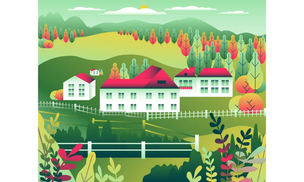 Kumpulan Gambar Pemandangan Alam Pedesaan Terbagus Lengkap 9 Gambar Pemandangan Alam Pedesaan